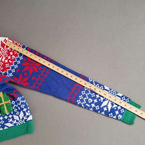 Jolly Sweaters Cool Santa Claus Crewneck Sweatshirt Medium Unisex Ugly Christmas - Picture 13 of 13